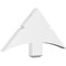 Ekena Millwork Alberta Architectural Grade PVC Gable Bracket, 36"W x 16 1/2"H x 2"D x 6"F, 11/12 Pitch GBP036X17X0206ALB00 - alternate 1